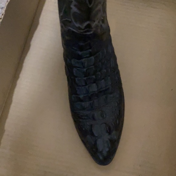 Dan Post Black Alligator Western Boots - Picture 5 of 16